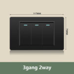 EU Korea Standard Electrical Outlet 220V Wall Light Power Switch,with USB Type-C 20W Smart Fast Charging Socket PC Panel TV TEL - Зураг 17