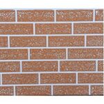 Сайдинг цагаан зураастай шаргал тоосго